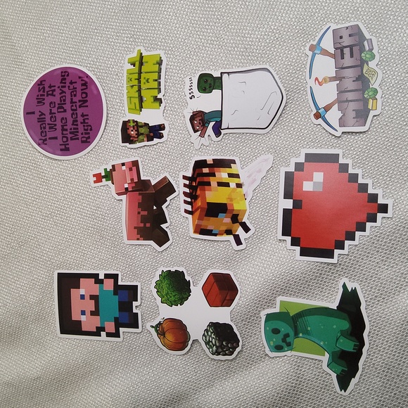 Other | Minecraft Video Game Stickers Bundle 2 | Poshmark